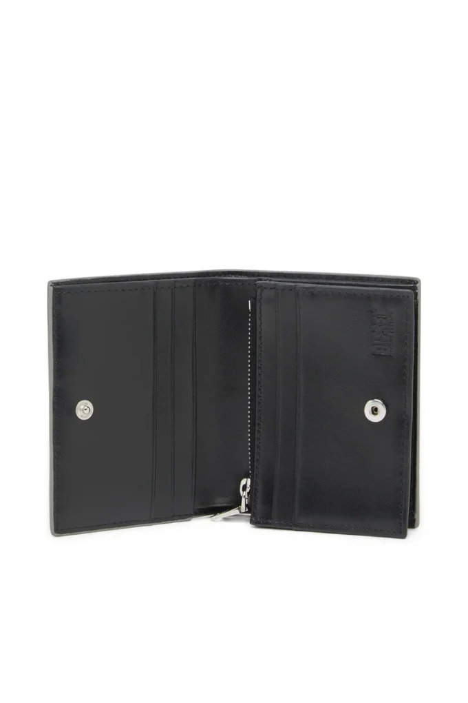1DR bi fold iii Ayna deri çift katlı cüzdan