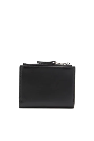 1DR bi-fold zip ii Logo plakalı küçük deri cüzdan