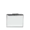 1DR bi-fold zip ii Oval D logolu iki katlı deri cüzdan