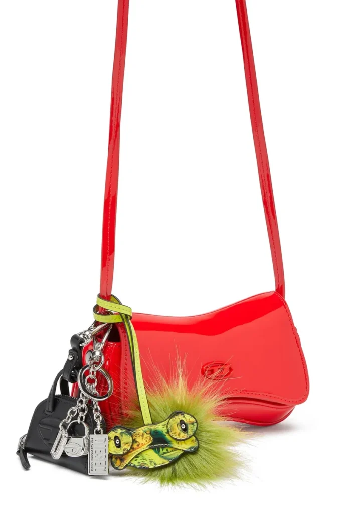 1DR dome charm Deri çanta charm