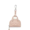 1DR dome charms Parlak, buruşuk naplak çanta charm
