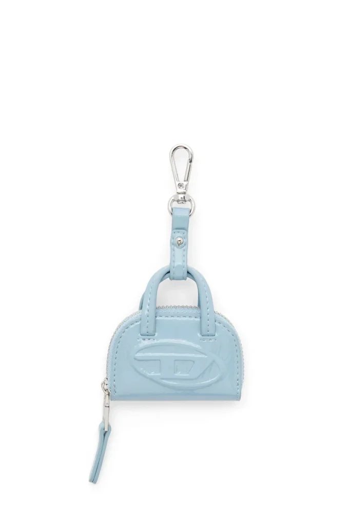 1DR dome charms Parlak, buruşuk naplak çanta charm