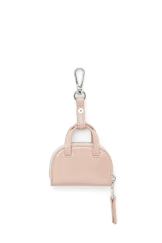 1DR dome charms Parlak, buruşuk naplak çanta charm