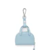 1DR dome charms Parlak, buruşuk naplak çanta charm