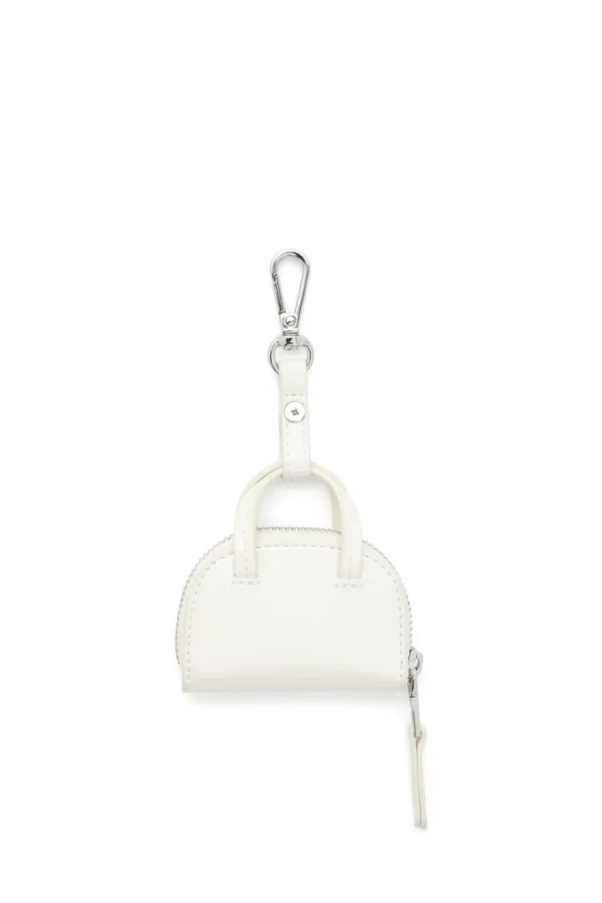 1DR dome charms Parlak, buruşuk naplak çanta charm