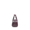 1dr dome crossbody 1DR Dome-Mini bowling çanta, bordo deri