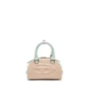 1dr dome crossbody 1DR Dome-Mini bowling çanta Naplak efektli