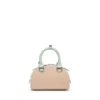 1dr dome crossbody 1DR Dome-Mini bowling çanta Naplak efektli