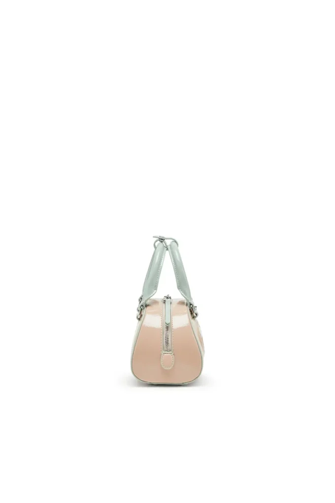 1dr dome crossbody 1DR Dome-Mini bowling çanta Naplak efektli