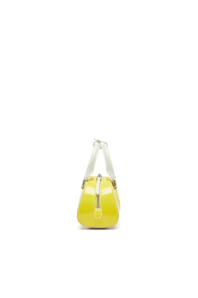 1dr dome crossbody 1DR Dome-Mini bowling çanta Naplak efektli