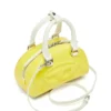 1dr dome crossbody 1DR Dome-Mini bowling çanta Naplak efektli