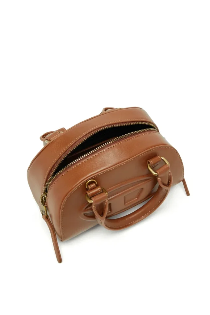 1dr dome crossbody 1DR Dome-Mini pull-up deri bowling çantası