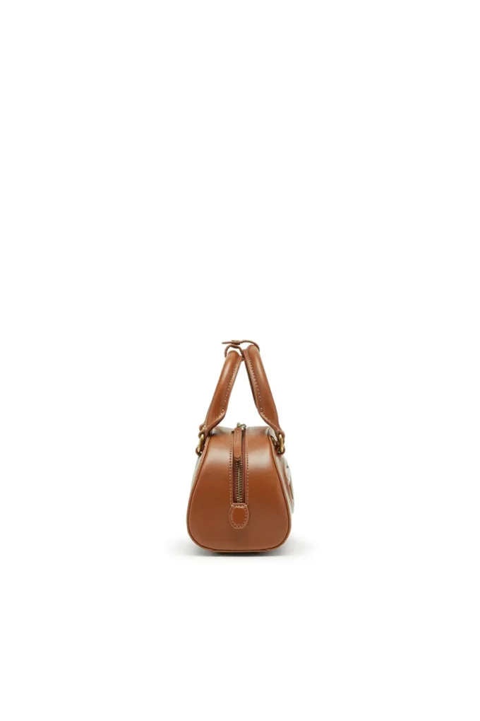 1dr dome crossbody 1DR Dome-Mini pull-up deri bowling çantası