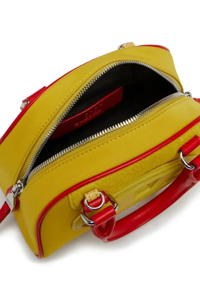 1dr dome crossbody 1DR Dome-Renk bloklu mini bowling çanta