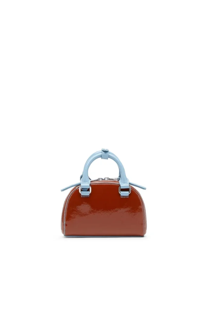 1dr dome crossbody xs Naplak efektli 1DR Dome-Mini çapraz askılı çanta