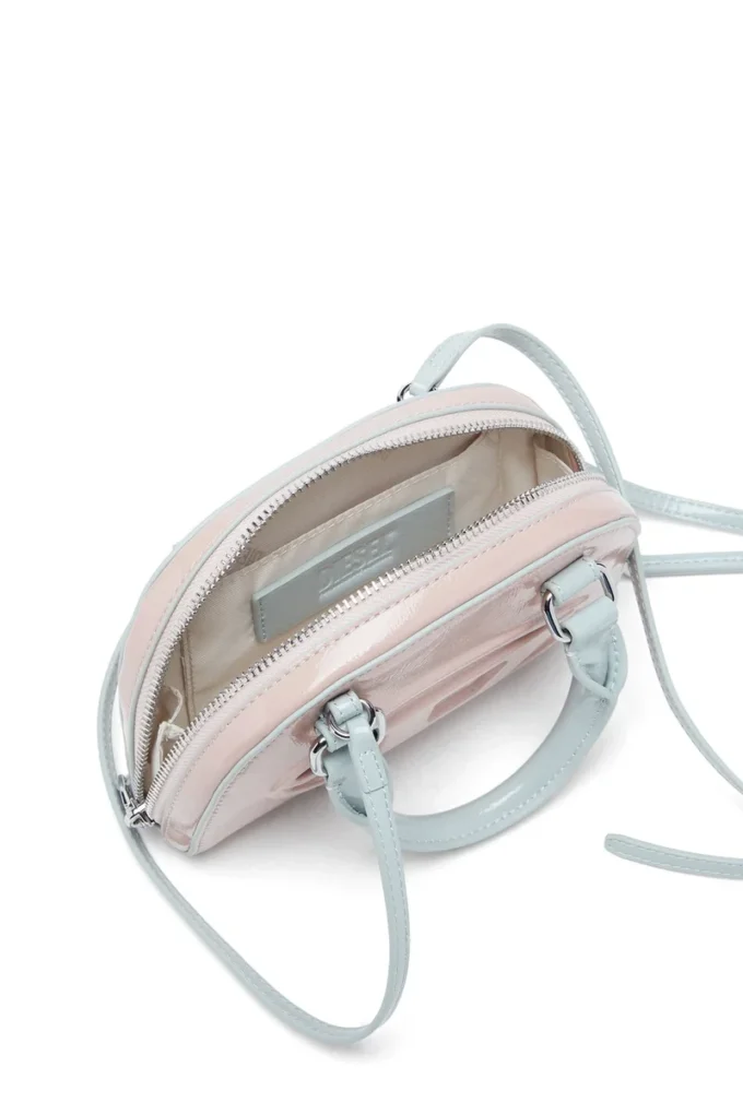 1dr dome crossbody xs Naplak efektli 1DR Dome-Mini çapraz askılı çanta