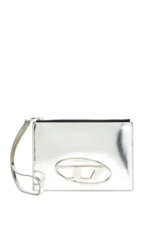 1DR pouch iii Ayna deri fermuarlı kese