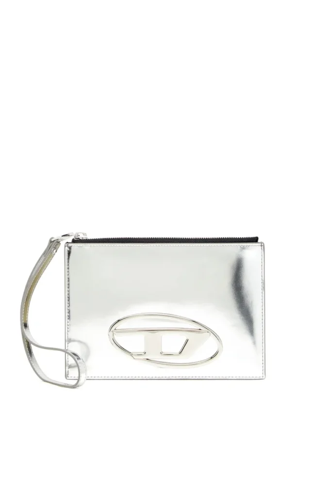 1DR pouch iii Ayna deri fermuarlı kese