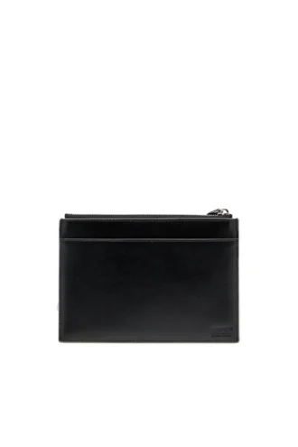 1DR pouch iii Ayna deri fermuarlı kese
