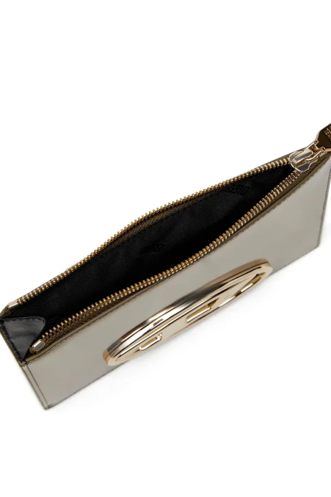 1DR pouch iii Ayna deri fermuarlı kese