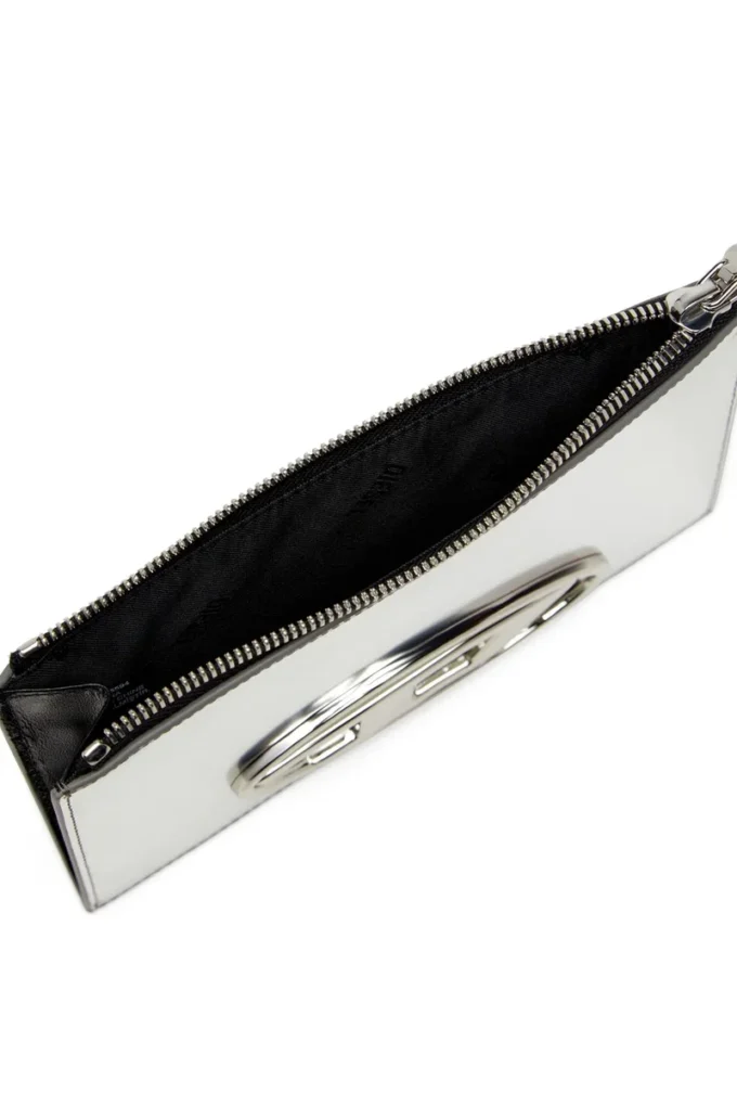 1DR pouch iii Ayna deri fermuarlı kese