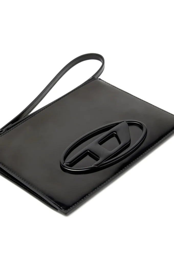 1DR pouch iii Ayna deri fermuarlı kese