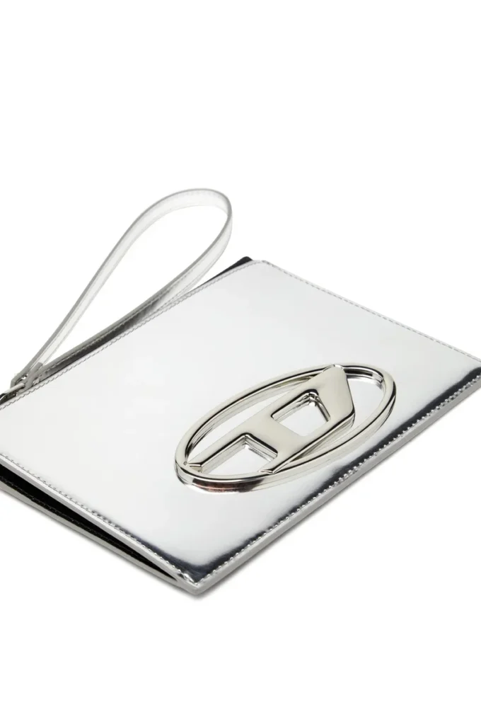 1DR pouch iii Ayna deri fermuarlı kese