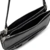 1dr twin Kabartmalı deri 1DR Twin-Double-pouch omuz çantası