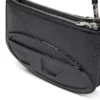 1dr twin Kabartmalı deri 1DR Twin-Double-pouch omuz çantası
