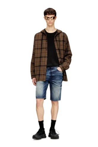2033 d-Krooley-short jogg İşlem görmüş JoggJeans kumaştan dar kesim şort