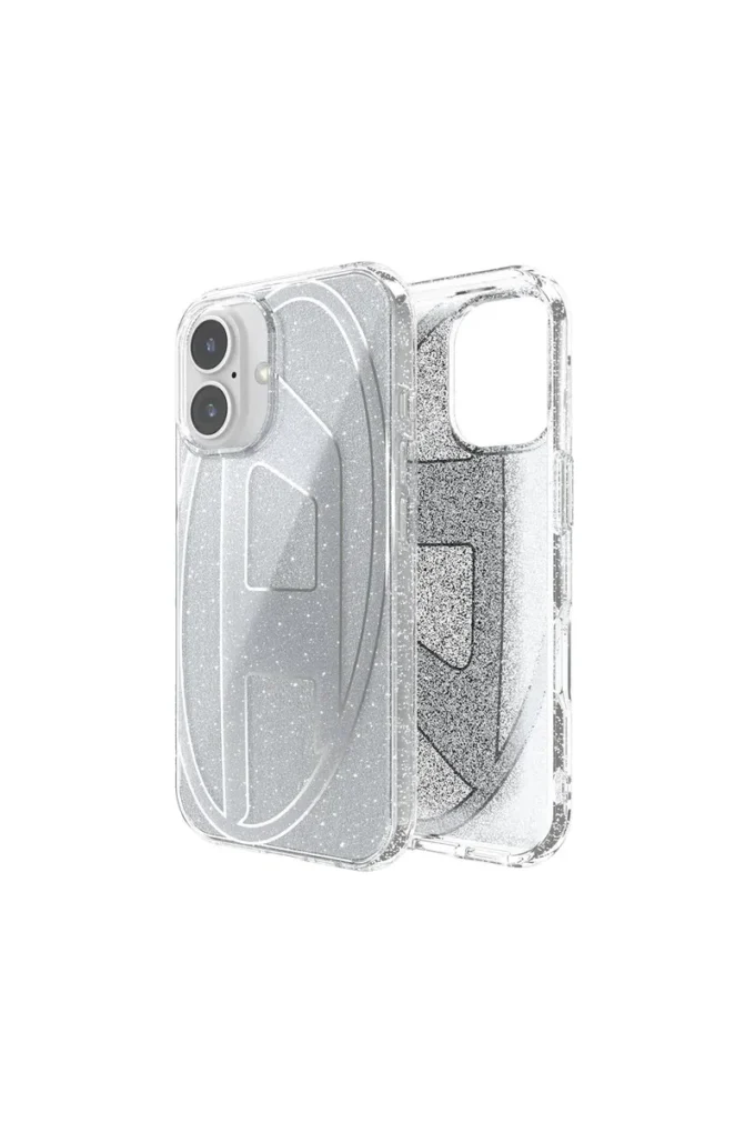 60151 aop kılıf Oval D Glitter Kılıf, iP 16 için