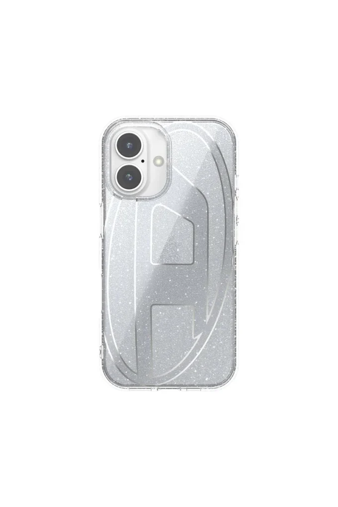 60151 aop kılıf Oval D Glitter Kılıf, iP 16 için