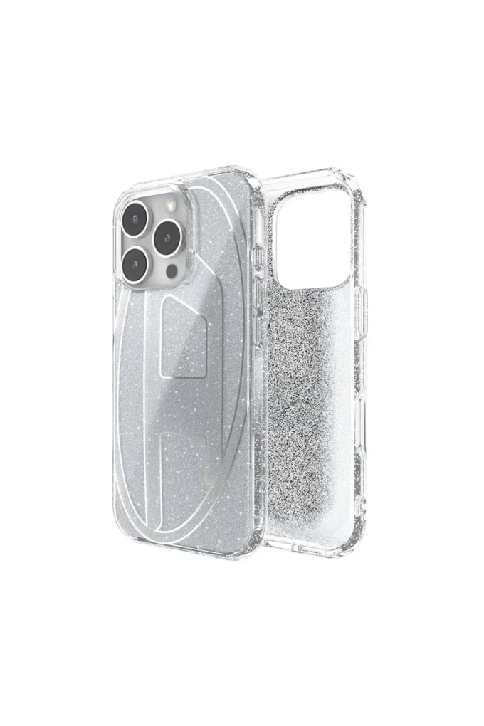 60152 aop kılıf Oval D Glitter Kılıf, iP 16 Pro için