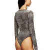 angelica-utlt Tamamen hayvan desenli bodysuit