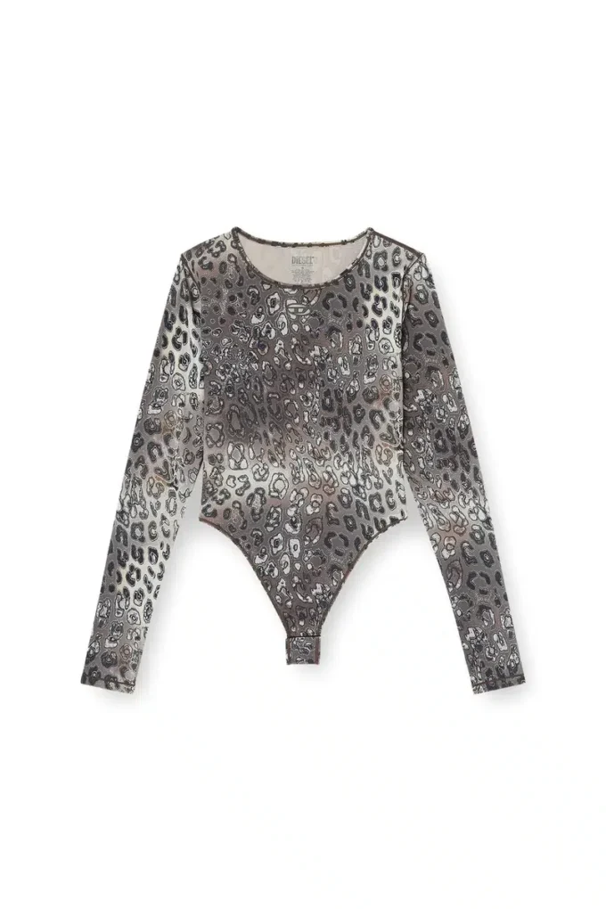 angelica-utlt Tamamen hayvan desenli bodysuit