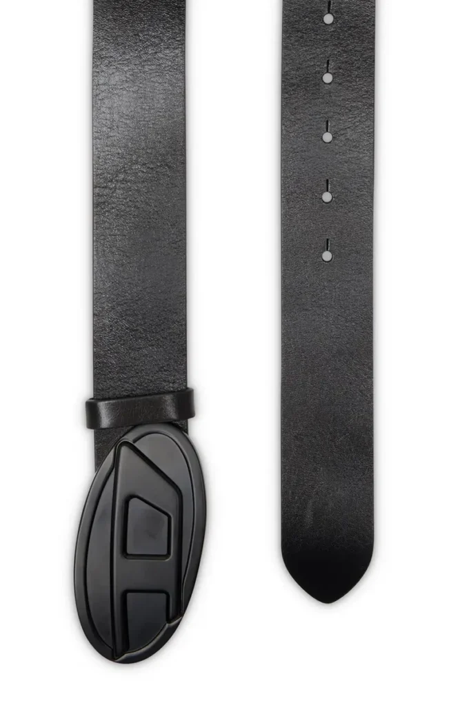 b-1dr 2.0 4 cm deri kemer, oval D plakalı