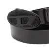 b-1dr 2.0 full rocks 4 cm deri kemer, yapay elmas Oval D tokalı