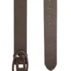 b-1dr 4 cm Mat tokalı deri kemer