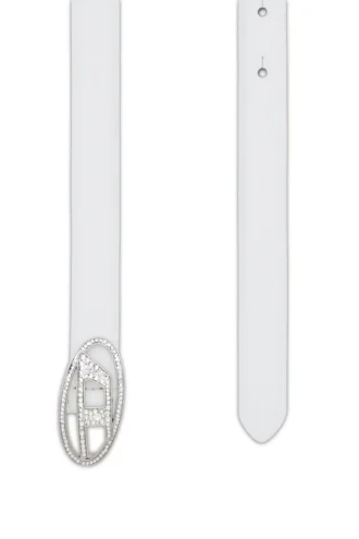 b-1dr strass 20 1,9 cm ince deri kemer, kristal tokalı