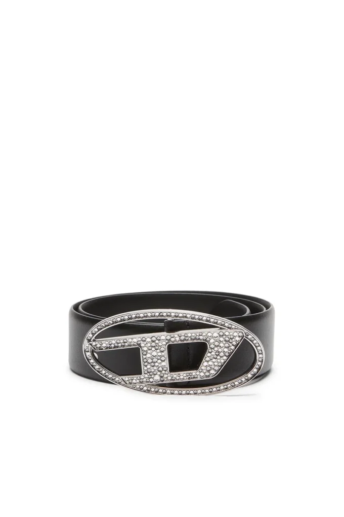 b-1dr strass 4 cm Kristal tokalı deri kemer