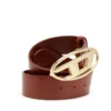 b-1dr w 4 cm deri kemer, oval D toka