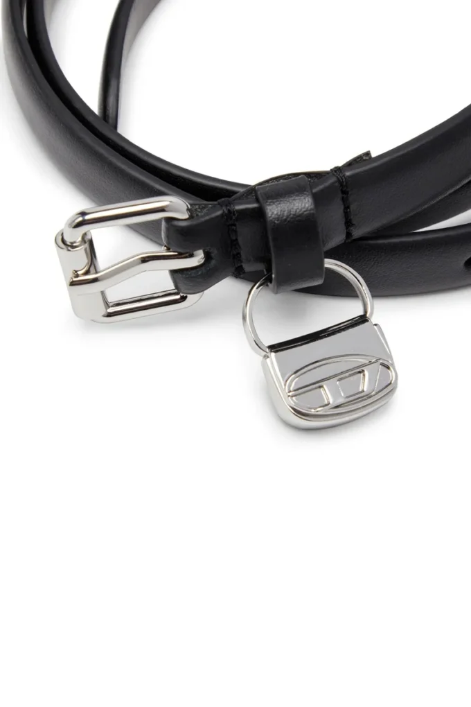 b-charm hip 1,4 cm ince deri kemer, 1DR çanta charm