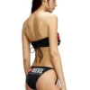 bfb-bryna Maxi logolu bandeau bikini üstü