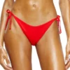 brazilian-d-core Arkasında logo bulunan, yanları bağcıklı bikini altları