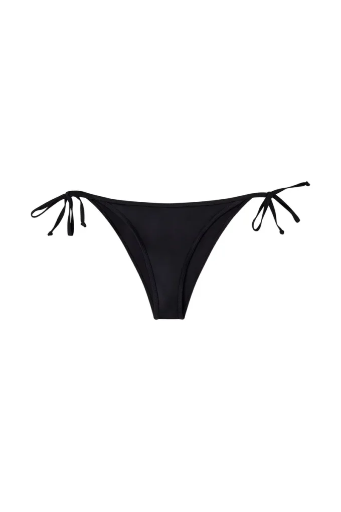 brazilian-d-core Arkasında logo bulunan, yanları bağcıklı bikini altları