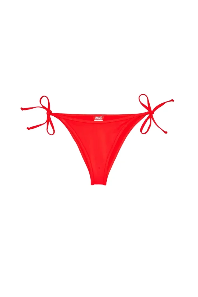 brazilian-d-core Arkasında logo bulunan, yanları bağcıklı bikini altları