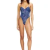 bridget-dnm Denim efektli file bodysuit
