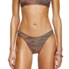 bunchy-utlt Kesik logolu kamuflaj bikini altları