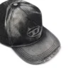 c-seymon-black Yıpranmış denim beyzbol şapkası