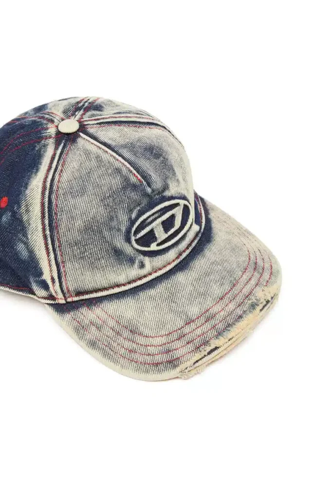 c-seymon İşlenmiş denim beyzbol şapkası